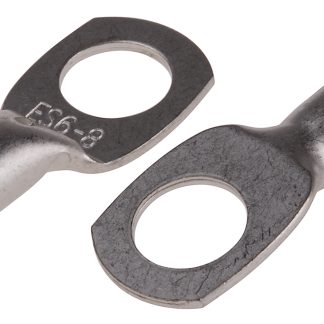 Terminale ad occhiello RS PRO, Ø perno 8mm, dimens. max filo 6mm², 10AWG