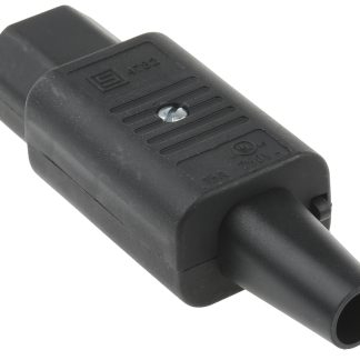 Connettore IEC C13 Schurter Femmina, 10A, 250 V, fusibili, Montaggio su cavo