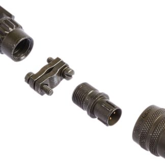 Connettore circolare MIL Maschio Amphenol Socapex, Ad angolo diritto, 4 poli, Maschio, Montaggio su cavo