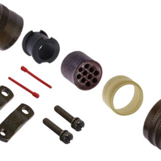 Connettore circolare MIL Maschio Amphenol Socapex, Ad angolo diritto, 10 poli, Maschio, Montaggio su cavo