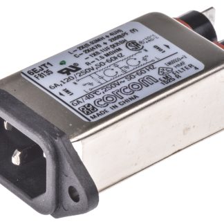 Filtro IEC TE Connectivity C14 250 V ca, 6A, Su flangia