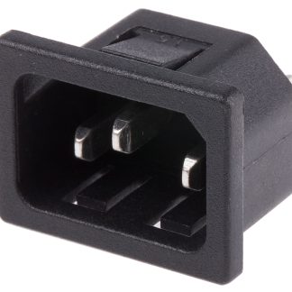 Connettore IEC C14 RS PRO Maschio, 10A, 250 V, montaggio a scatto