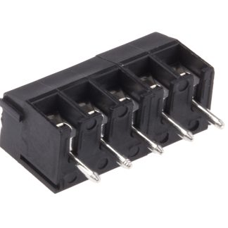 Morsettiera per circuito stampato RS PRO Maschio a 5 vie, 1 fila, passo 3.5mm, Montaggio con foro passante