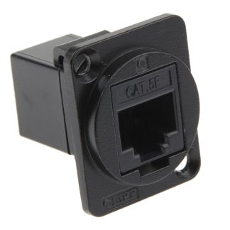 Connettore passante RS PRO, Femmina RJ45, Cat5e, 2 porte, UTP