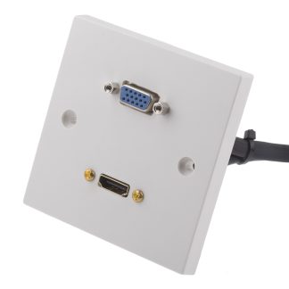 Piastra frontale HDMI, SVGA Femmina