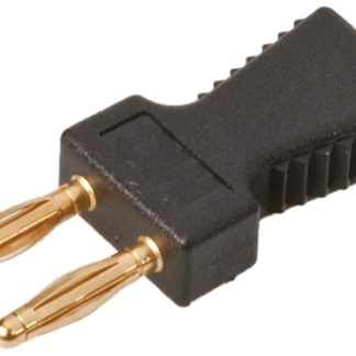 Ponticello Staubli Maschio Diritto, Nero, 2 vie, passo 6mm