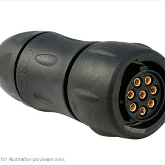 Connettore circolare Souriau Sunbank by Eaton, femmina, serie UTS, Standard, 8 poli, Montaggio su cavo