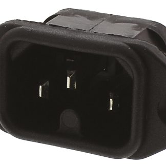Connettore IEC C16 Bulgin Maschio, 10A, 250 V, fusibili, montaggio su flangia