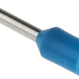 Boccola a crimpare RS PRO, Isolato, Blu, lunghezza pin 8mm, filo max 0.75mm², 20AWG