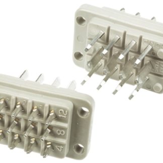 Connettore automotive Cinch, Maschio, 5A, 12 vie, Montaggio a pannello