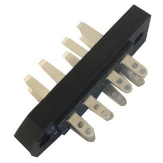 Connettore DIN 41612 Telegartner serie J000 Maschio, 8 vie, 2 file, a Saldare, 8A
