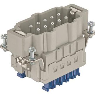 Inserto connettore HARTING, Maschio, serie Han ES Press, 16A, 10 vie
