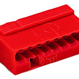 Connettore per scatola di derivazione WAGO, 8 vie, passo 5.75mm, per cavi 22 → 20 AWG