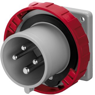 Connettore di alimentazione industriale Scame Maschio, 3P + E, 32A, Montaggio a pannello