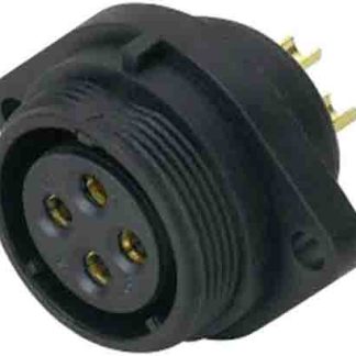 Connettore circolare RS PRO, femmina, Standard, 2 poli, montaggio su flangia