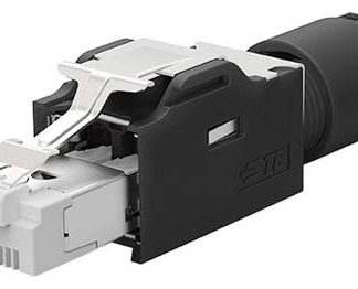 Connettore RJ45 Maschio TE Connectivity Cat6a, 8 vie, Montaggio su cavo