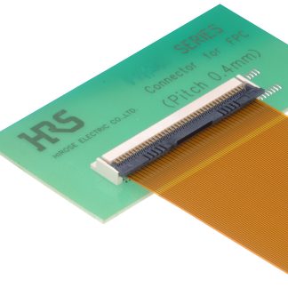 Connettore FPC Hirose, 80 via/e , 2 fila/e , passo 0.3mm, Femmina, Contatto inferiore ZIF, Montaggio superficiale