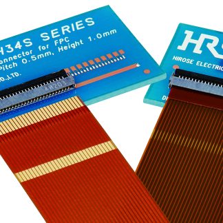 Connettore FPC Hirose, 8 via/e , 1 fila/e , passo 0.5mm, Femmina, Contatto ZIF superiore e inferiore, Montaggio