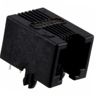 Connettore RJ11 Femmina Amphenol ICC Cat3, 6 vie, Montaggio PCB