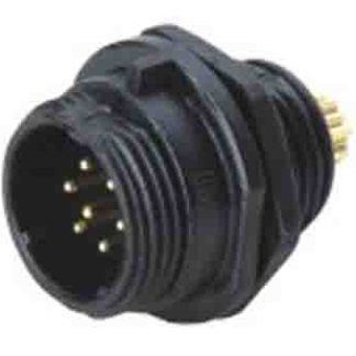 Connettore circolare RS PRO, femmina, Miniatura, 4 poli, Montaggio anteriore