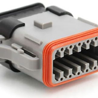 Connettore automotive Amphenol Industrial, Maschio, 13A, 12 vie, 2 file, Montaggio su cavo