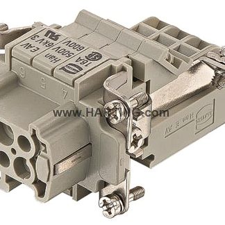 Inserto connettore HARTING, Femmina, serie Han ES AV, 16A, 6 vie