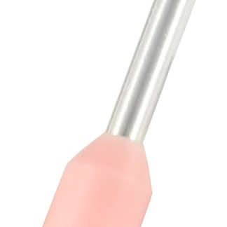 Boccola a crimpare RS PRO, Isolato, Rosa, lunghezza pin 6mm, filo max 22mm², 22AWG