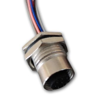 Connettore circolare Amphenol Industrial, femmina, serie M, M12, 8 poli