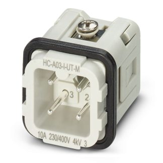 Inserto connettore Phoenix Contact, Maschio, 24A, 3 vie