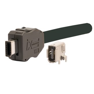 Spina Hirose, Maschio, 10 vie, Montaggio su cavo