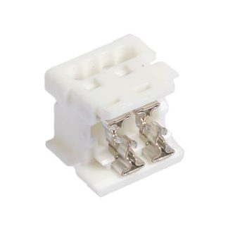 Connettore IDC Molex Femmina, 4 vie, 2 file, passo 1.27mm, Montaggio su cavo