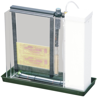 Macchina per incisione circuiti stampati Fortex con serbatoi per incisione