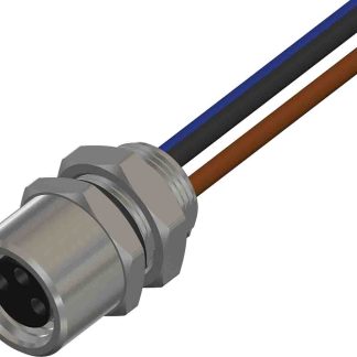 Connettore circolare RS PRO, femmina, M8, 3 poli, Montaggio anteriore