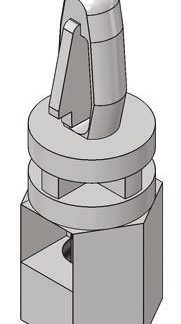 Colonnina di supporto PCB in Nylon Essentra, H. 15.9mm, Ø foro PCB 4mm