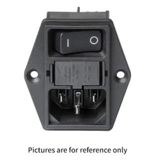 Connettore IEC C14 Schurter Maschio, 10A, 250 V 17.8 x 11.1mm, Montaggio a pannello
