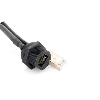 Connettore RJ45 Da femmina a maschio RS PRO Cat6, 1 via, Montaggio a pannello