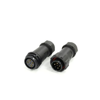 Connettore circolare RS PRO, maschio, femmina, 21 mm, 6 poli, Montaggio su cavo