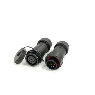 Connettore circolare RS PRO, maschio, femmina, 21 mm, 8 poli, Montaggio su cavo