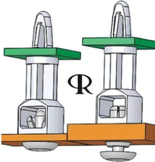 Supporto con rivetto a scatto in Nylon Essentra, H. 12.7mm, Ø foro PCB 4mm