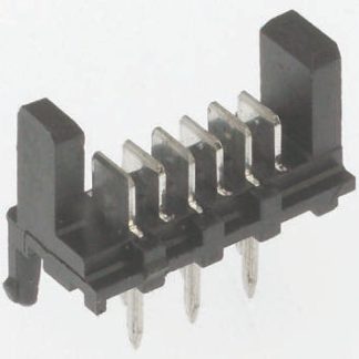 Connettore IDC Molex Maschio, 4 vie, passo 1.27mm, Montaggio con foro passante