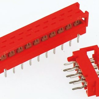 Connettore IDC TE Connectivity Maschio, 12 vie, 2 file, passo 2.54mm, Montaggio su cavo