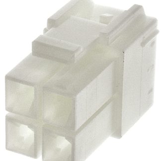 Corpo connettore automotive JST Maschio, 4 vie, 2 file, passo 6.2mm