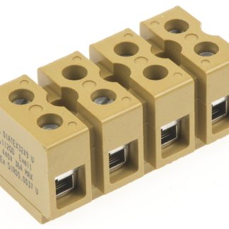 Morsetto senza fusibile Weidmuller, 4 vie, per cavi 22 → 10 AWG