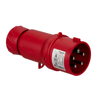 Connettore di alimentazione industriale Schneider Electric PratiKa Maschio, 3P + N + E, 32A, Montaggio su cavo