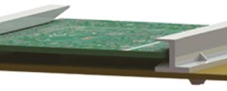 Guida per PCB RSSHG-351-165 a Montaggio orizzontale, lungh. 88.9mm, spessore PCB 1.6mm max