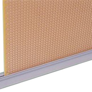 Guida per PCB PCG-3-A a  a montaggio verticale con adesivo, lungh. 48poll, spessore PCB 1.6mm max