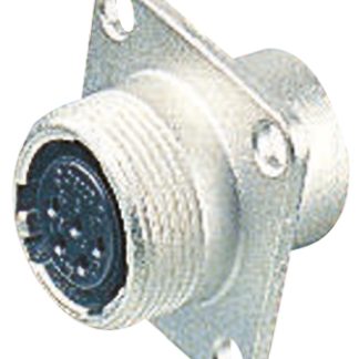 Connettore circolare Hirose, femmina, serie JR, 10 poli, Montaggio a pannello