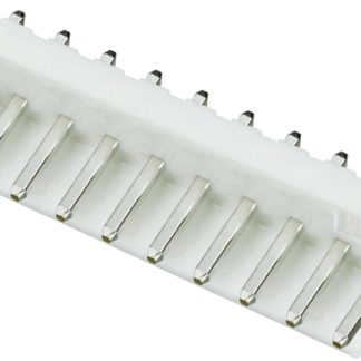 File di contatti PCB JST, 10 vie, 1 fila, passo 3.96mm