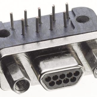 Connettore D-Sub Glenair, Maschio, 9 vie, terminazione a saldare