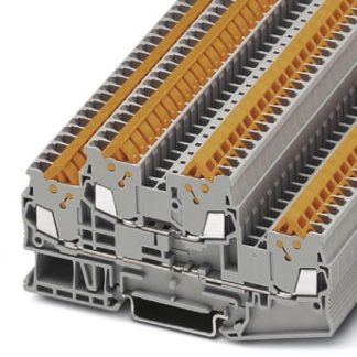 Morsettiera passante Phoenix Contact, Grigio, livello Doppio, 17.5A